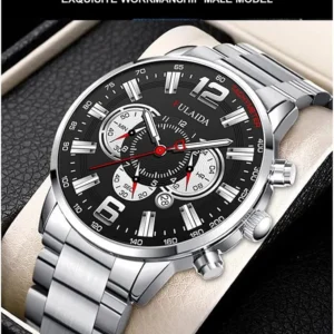 Fashion Mens Watches Stainless Steel Quartz Wrist Watch